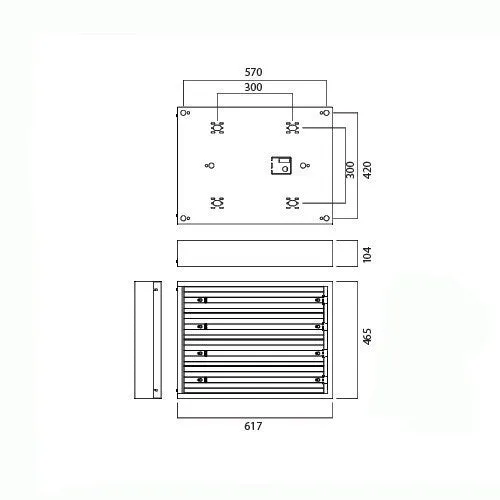 145 Watt 16,000lm Cool White 4,000K IP20 LED Low Bay