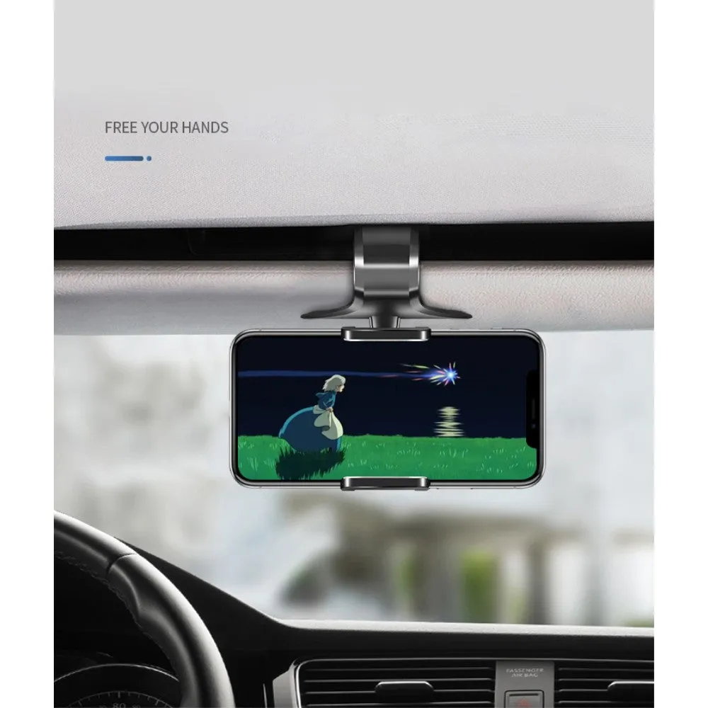 3 in 1 Car GPS Smartphone Holder: Dashboard / Visor Clamp   AC Grid Clip for BLU Grand Energy - Black