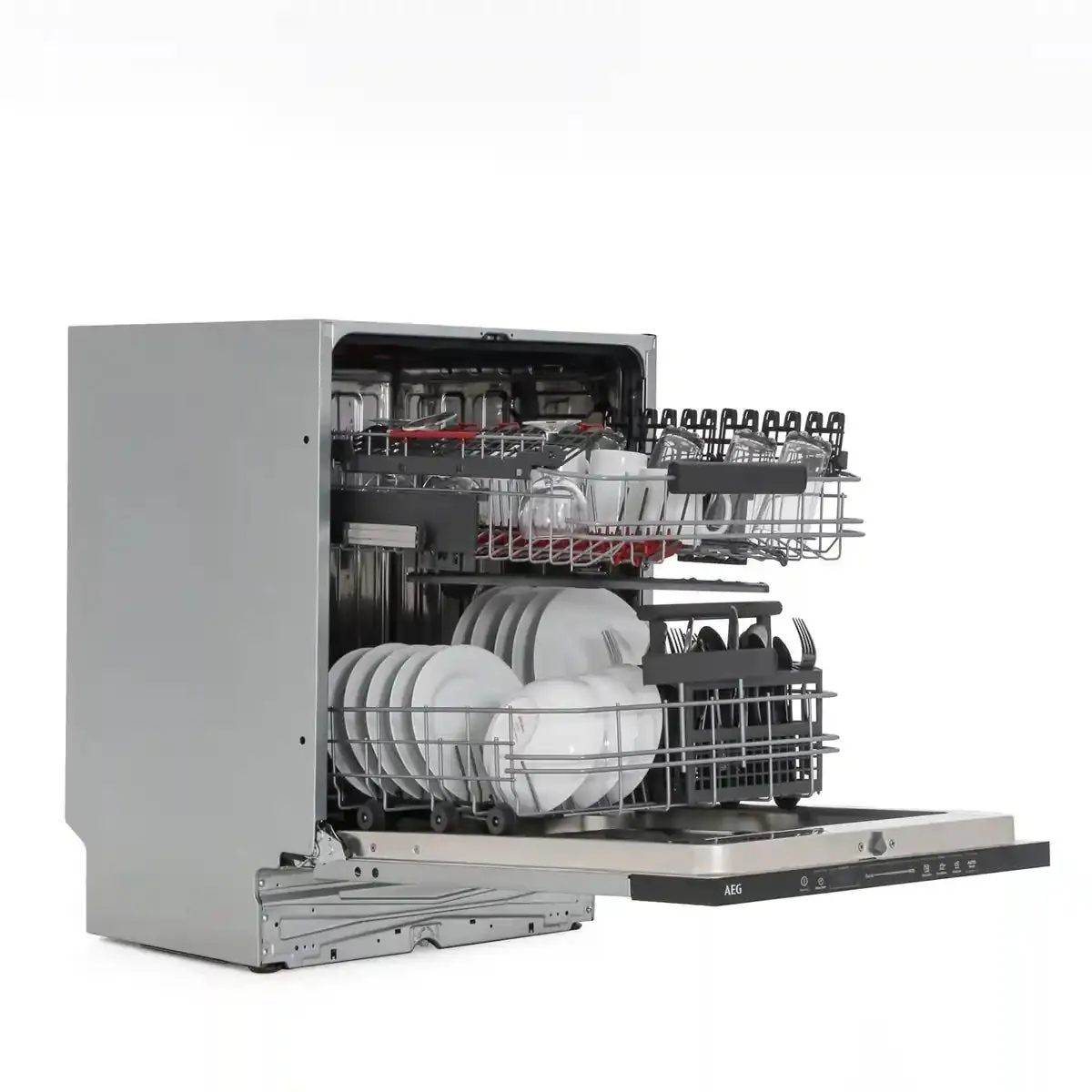 AEG FSS63607P Built In 60 CM Dishwasher - Fully Integrated
