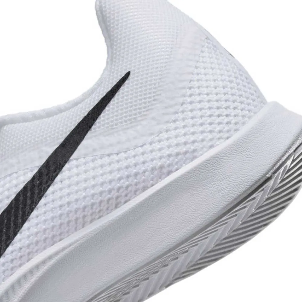 All Gender Nike Zoom Rival Distance Spikes - White/Black/Metallic Silver - Regular (D)