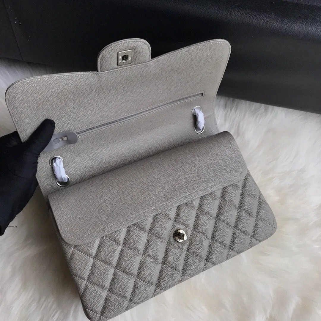 CC Flap Bag X Caviar Jumbo