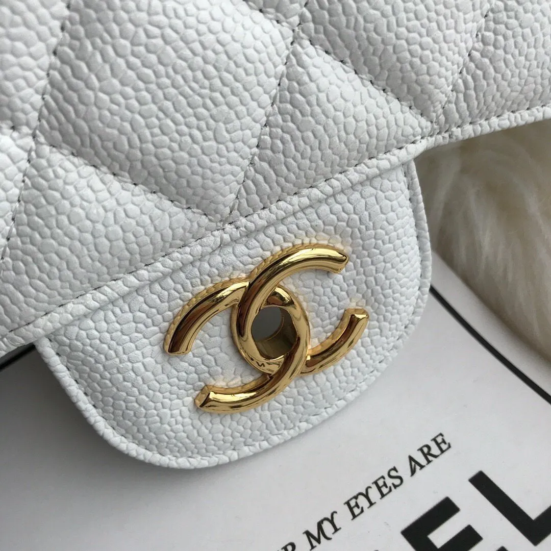 CC Flap Bag X Caviar Jumbo