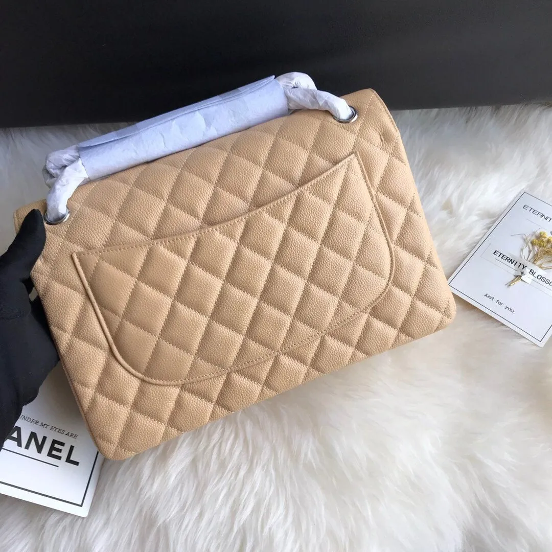 CC Flap Bag X Caviar Jumbo