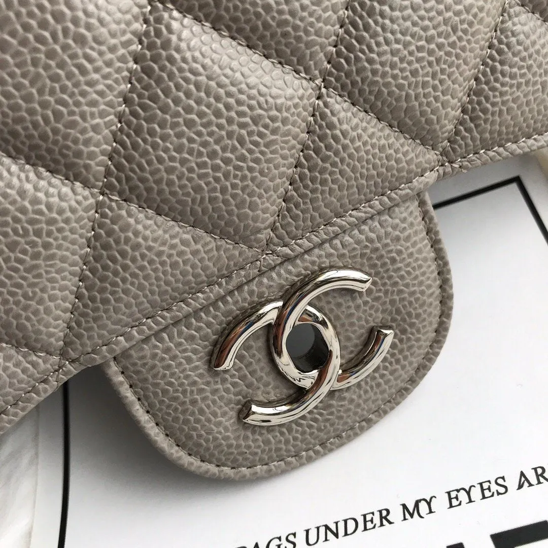 CC Flap Bag X Caviar Jumbo