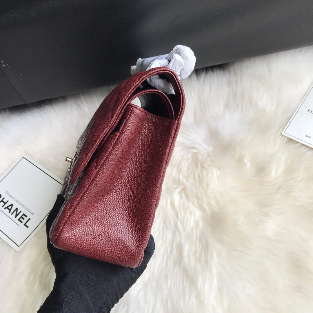 CC Flap Bag X Caviar Jumbo