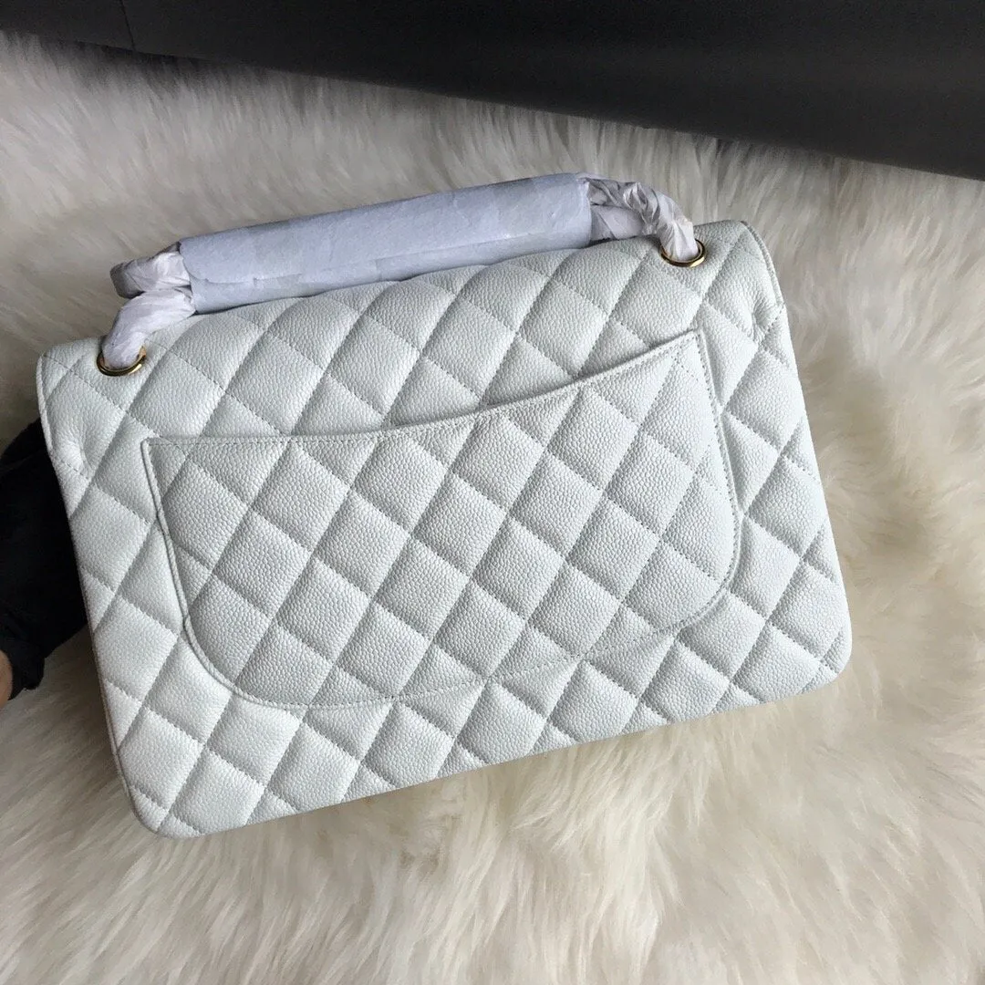 CC Flap Bag X Caviar Jumbo