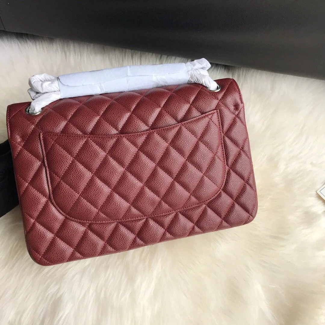 CC Flap Bag X Caviar Jumbo
