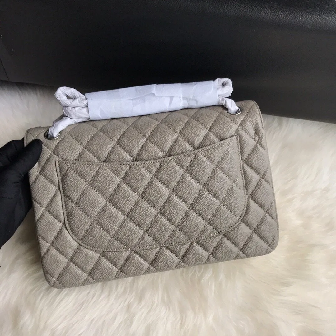 CC Flap Bag X Caviar Jumbo