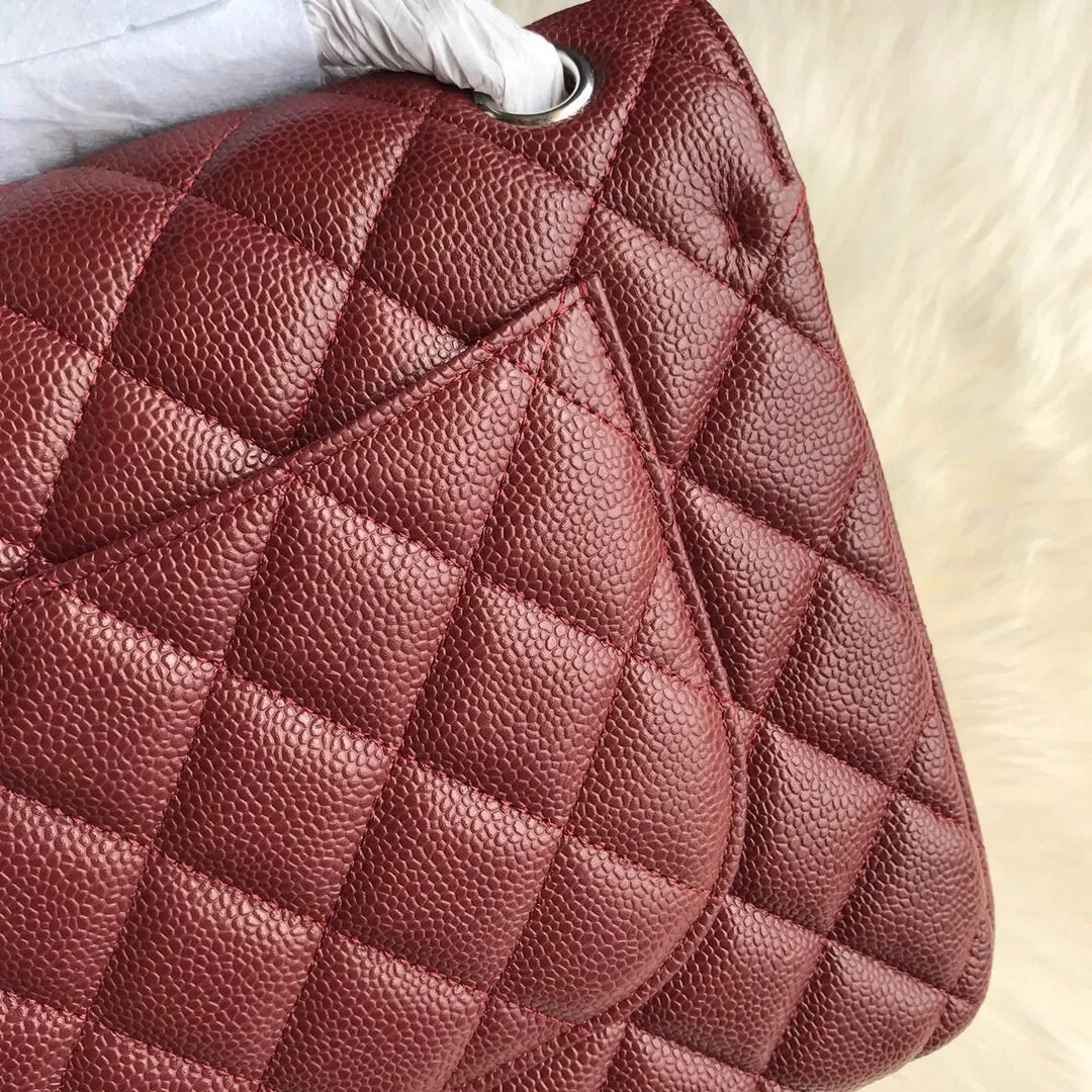 CC Flap Bag X Caviar Jumbo