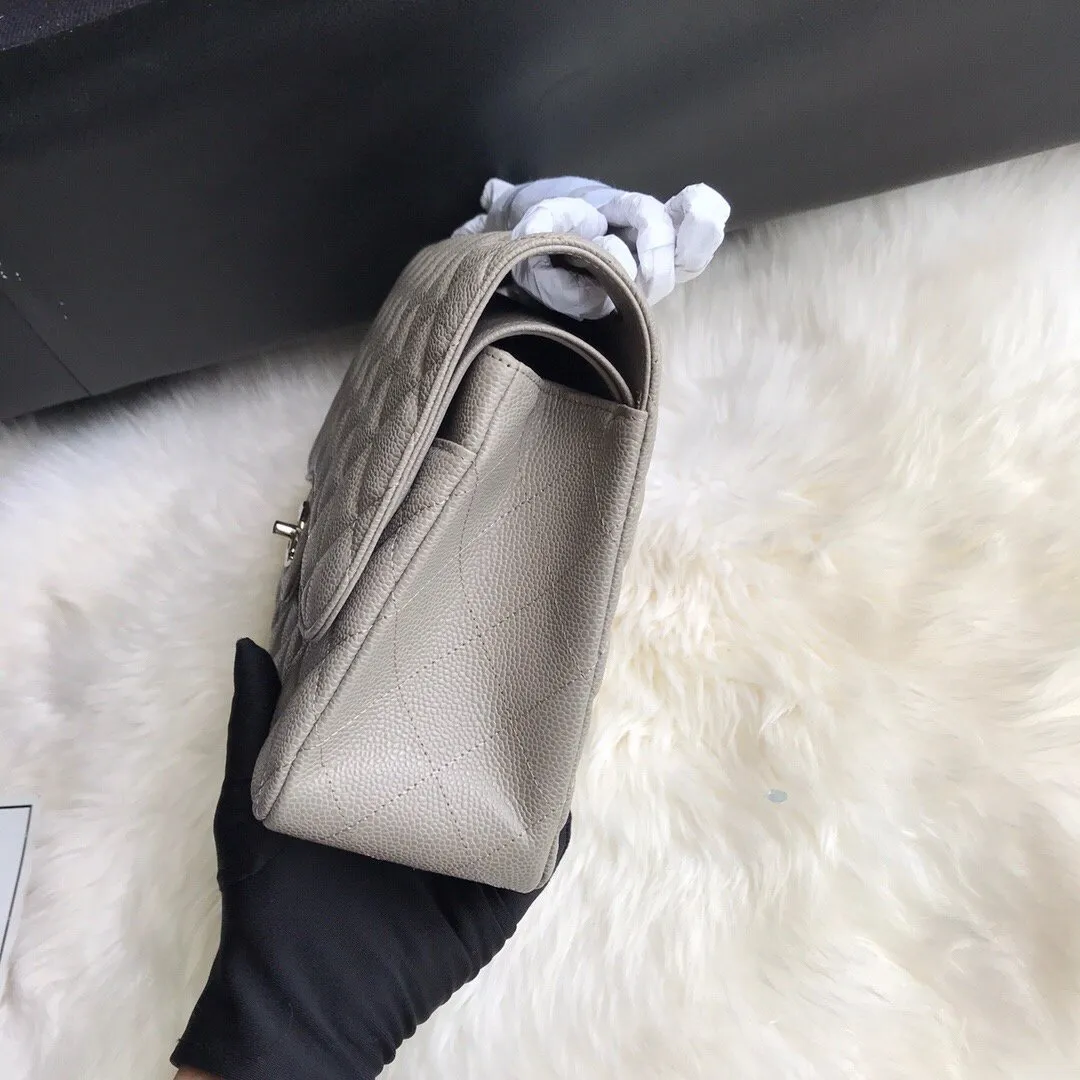 CC Flap Bag X Caviar Jumbo