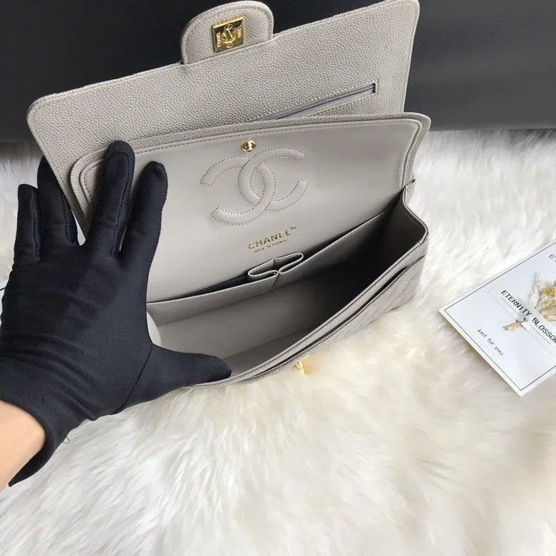 CC Flap Bag X Caviar Medium