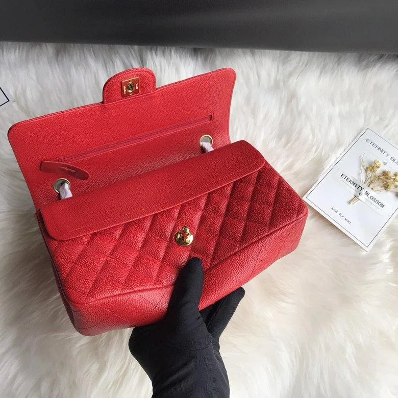 CC Flap Bag X Caviar Medium