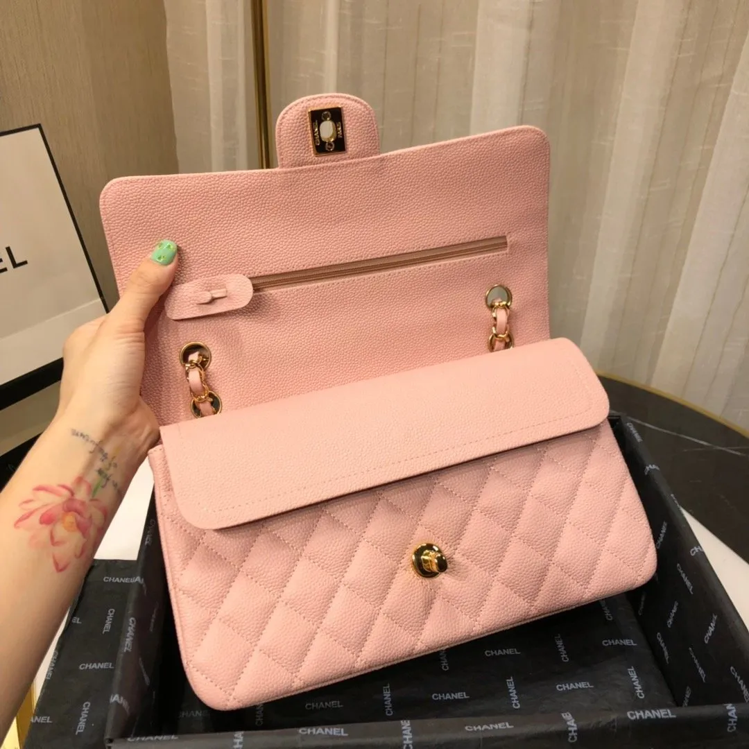 CC Flap Bag X Caviar Medium