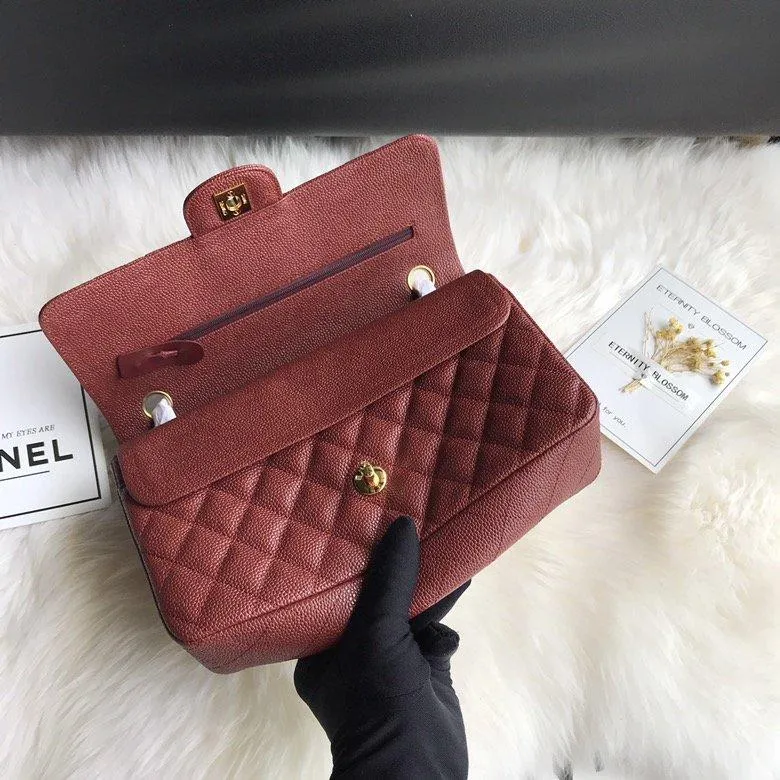 CC Flap Bag X Caviar Medium