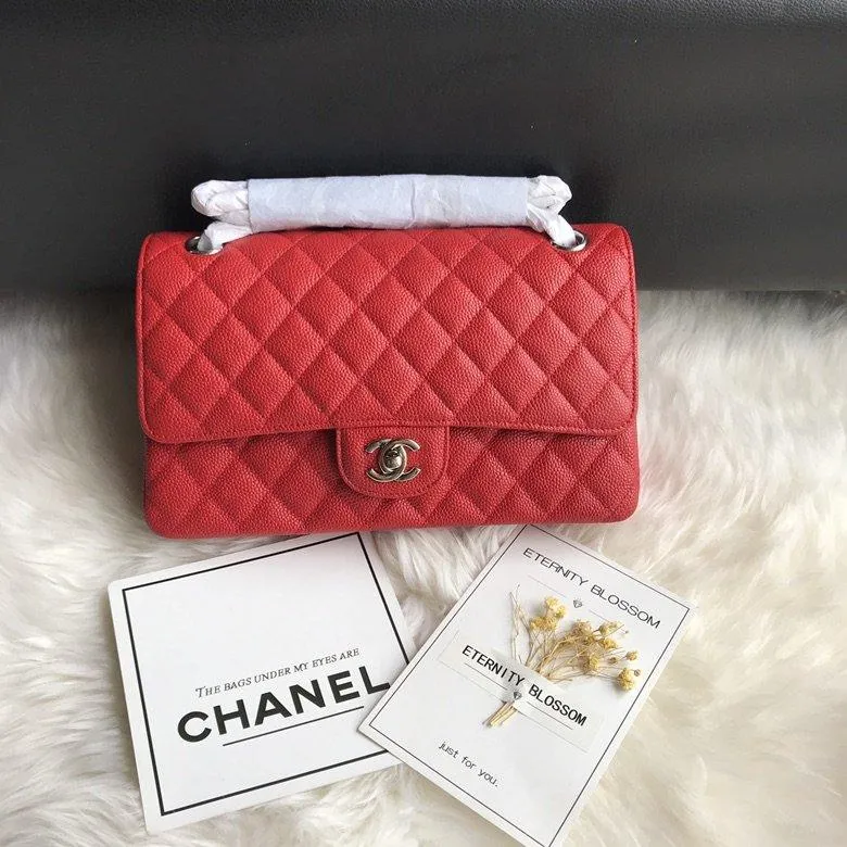 CC Flap Bag X Caviar Medium