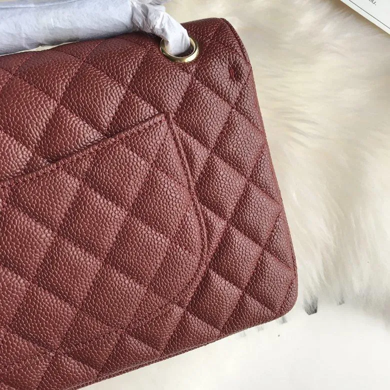 CC Flap Bag X Caviar Medium