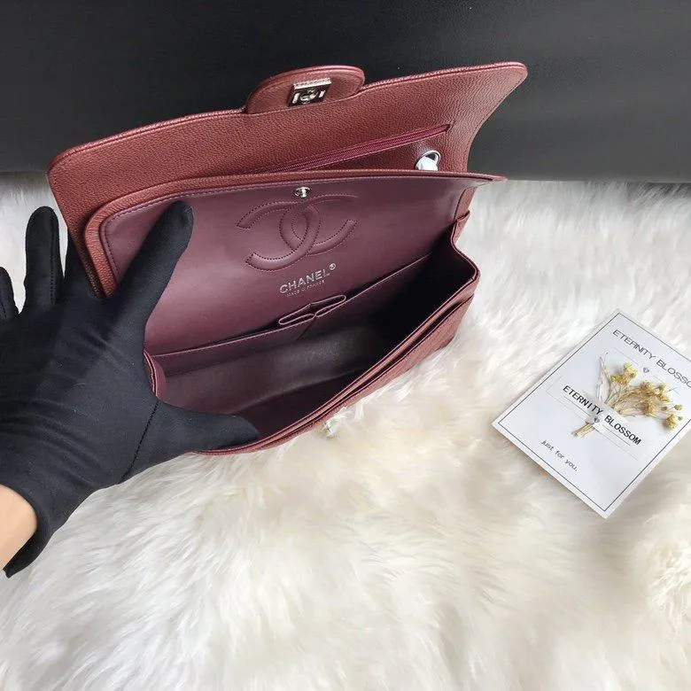CC Flap Bag X Caviar Medium