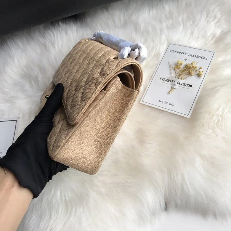 CC Flap Bag X Caviar Medium