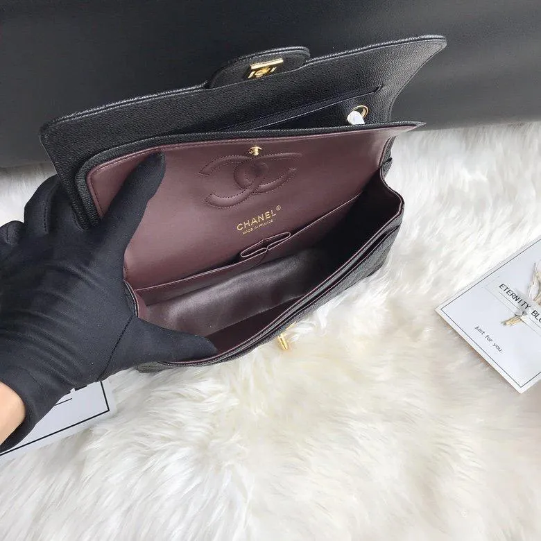 CC Flap Bag X Caviar Medium