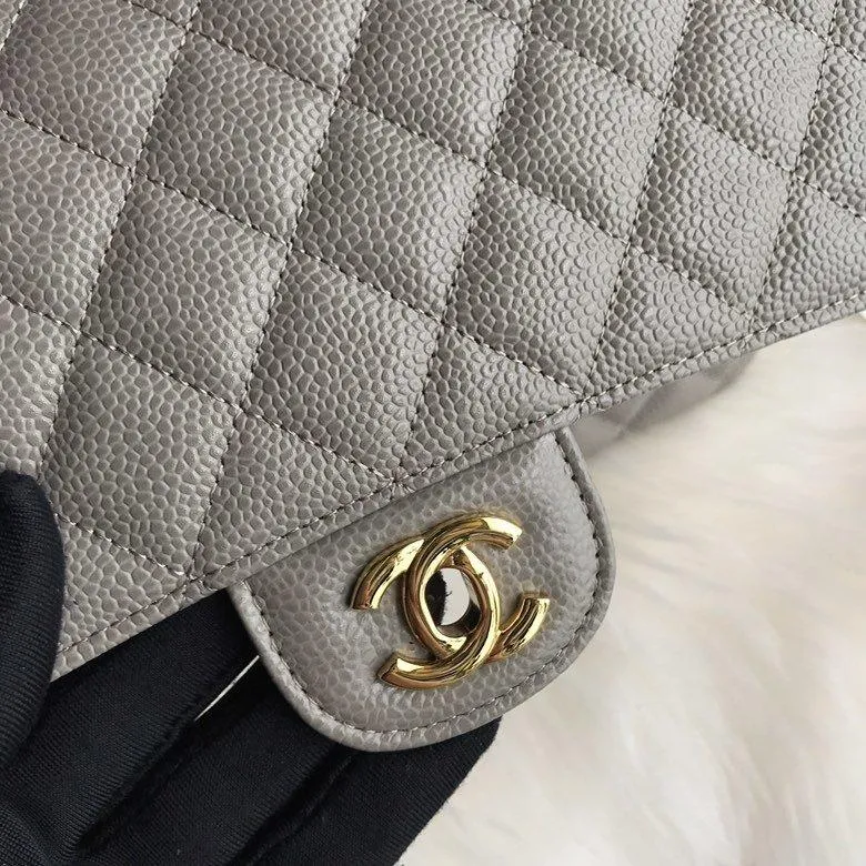 CC Flap Bag X Caviar Medium