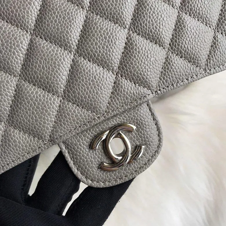 CC Flap Bag X Caviar Medium