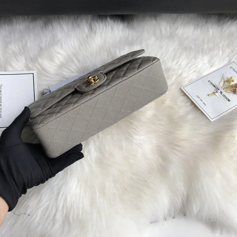 CC Flap Bag X Caviar Medium