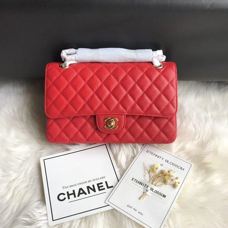CC Flap Bag X Caviar Medium
