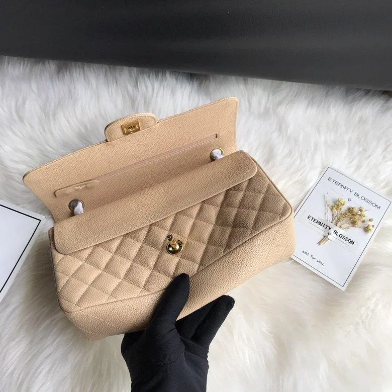 CC Flap Bag X Caviar Medium
