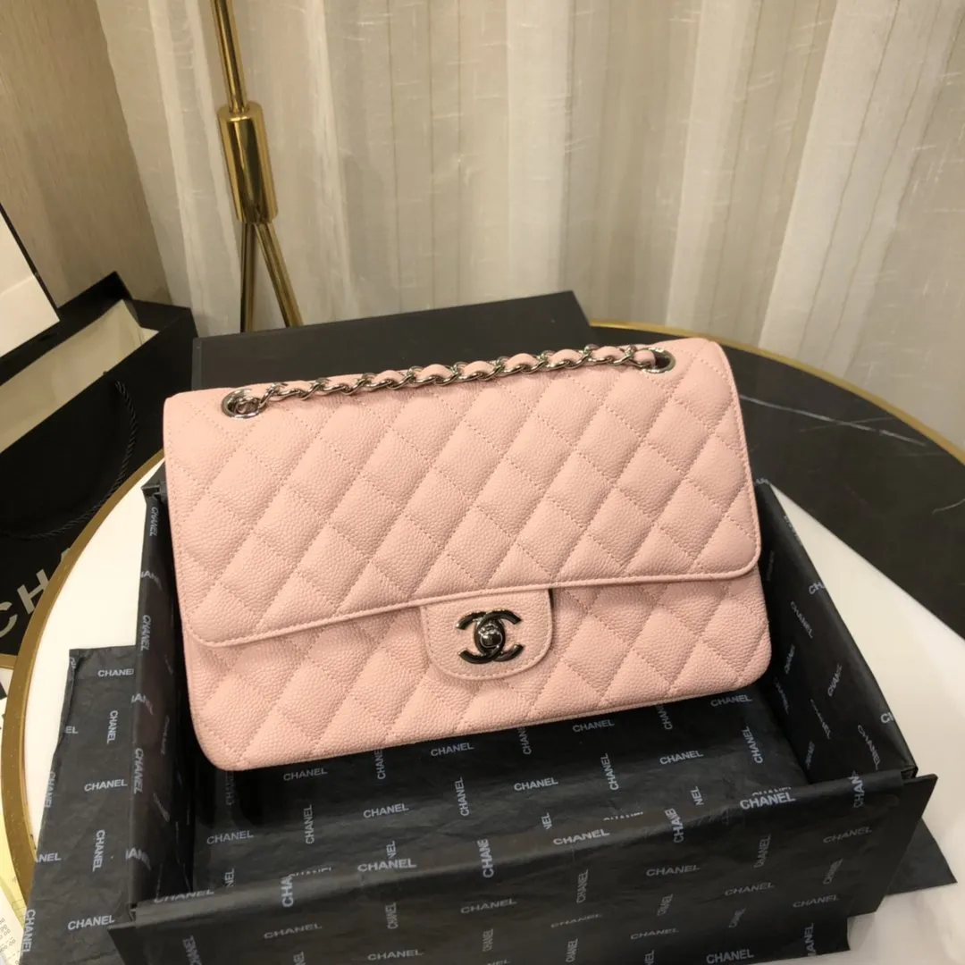 CC Flap Bag X Caviar Medium