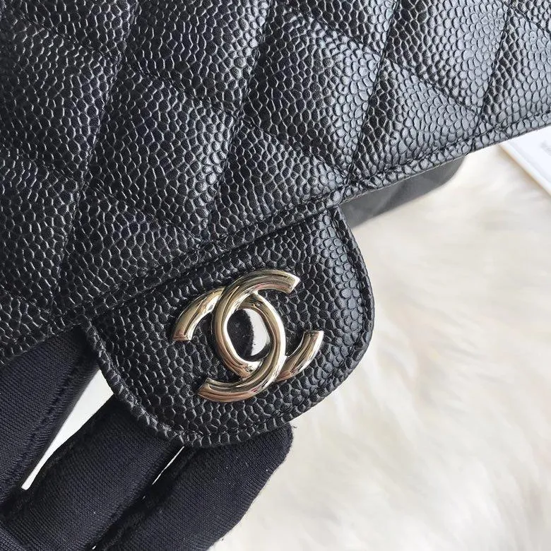 CC Flap Bag X Caviar Medium