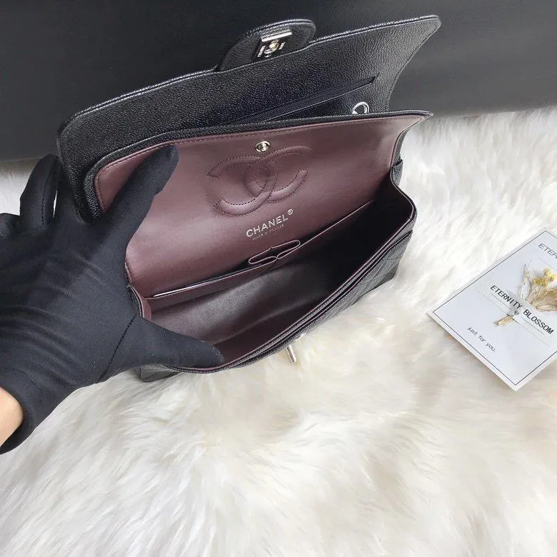 CC Flap Bag X Caviar Medium