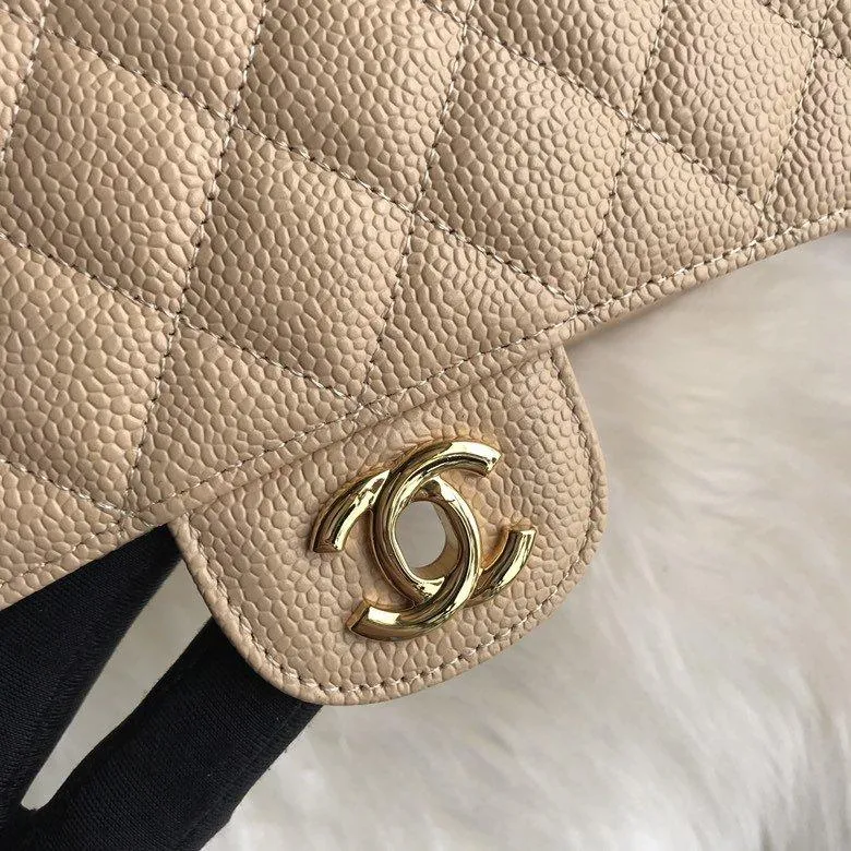 CC Flap Bag X Caviar Medium