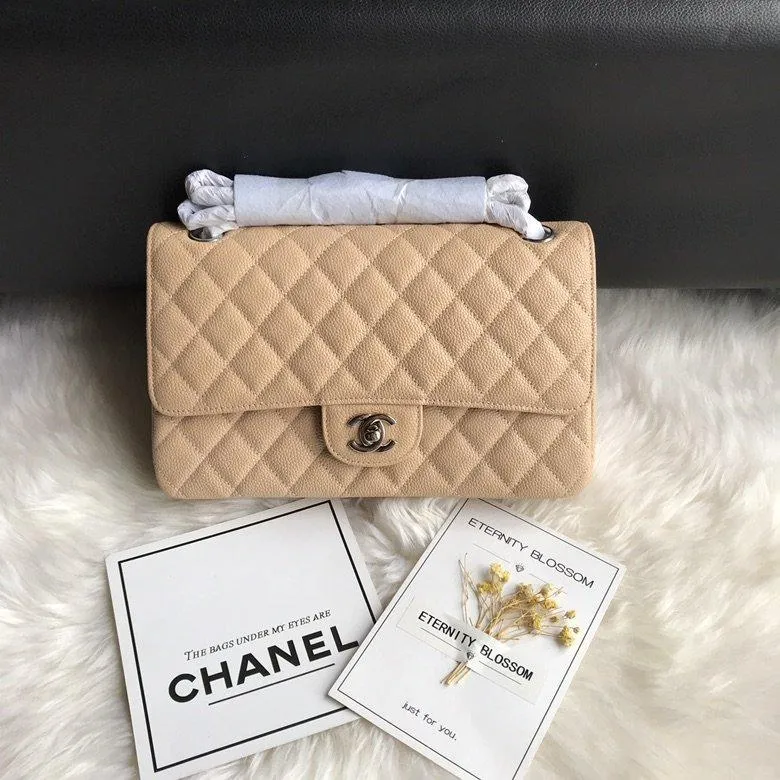 CC Flap Bag X Caviar Medium