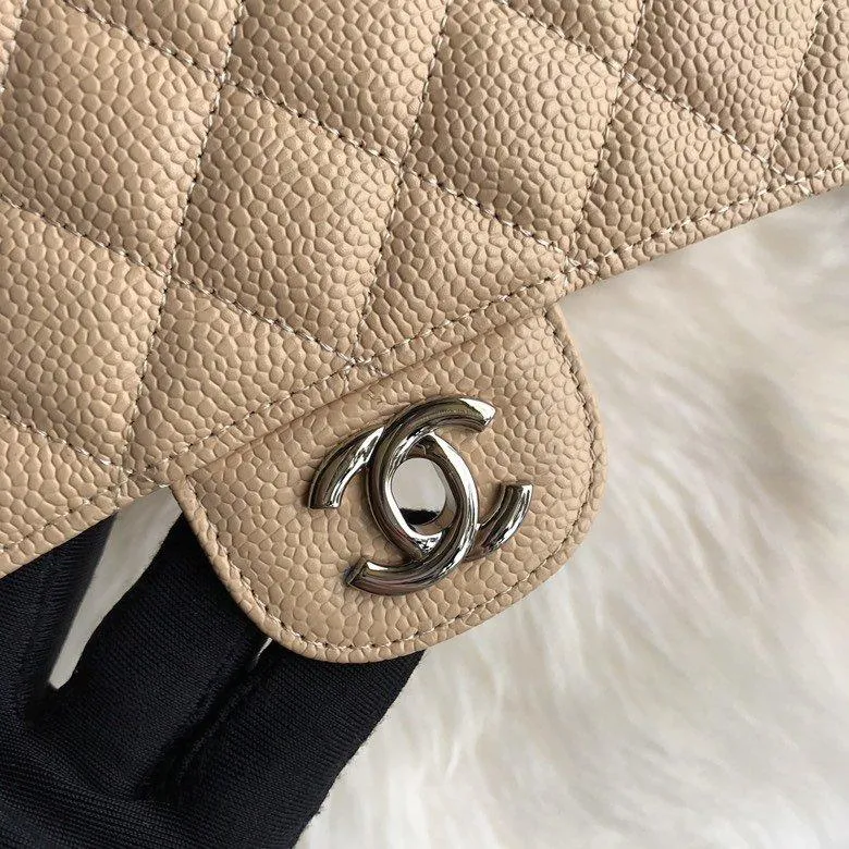 CC Flap Bag X Caviar Medium