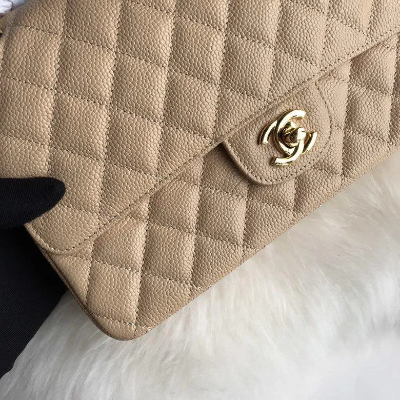 CC Flap Bag X Caviar Medium