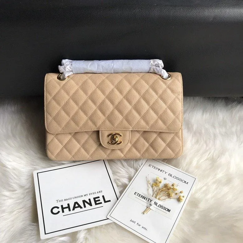 CC Flap Bag X Caviar Medium