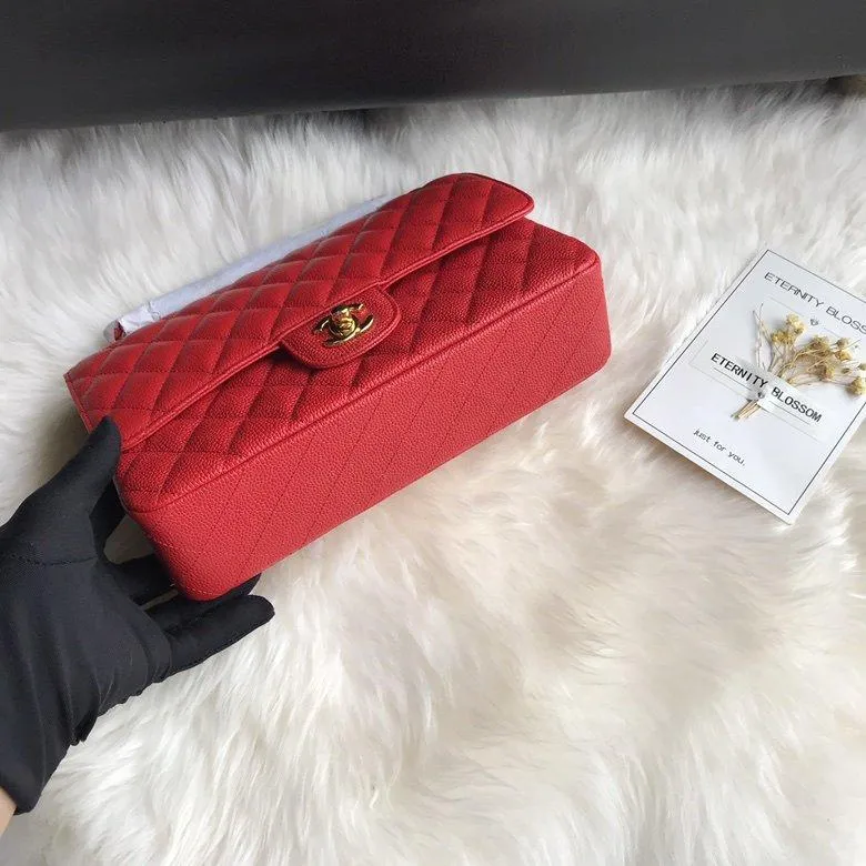 CC Flap Bag X Caviar Medium