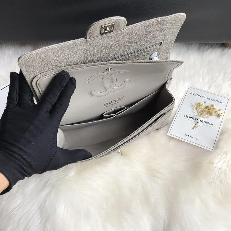 CC Flap Bag X Caviar Medium