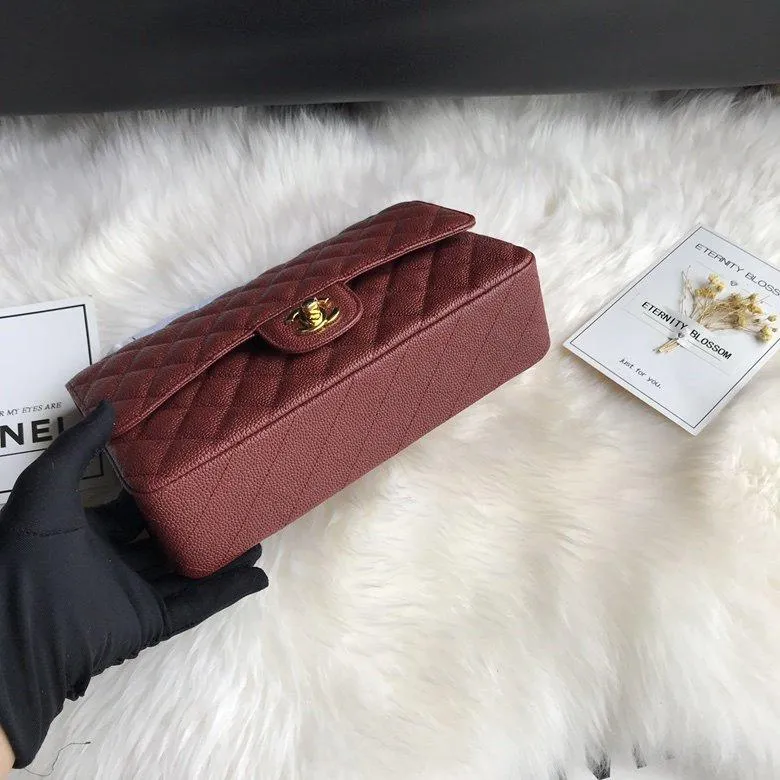 CC Flap Bag X Caviar Medium