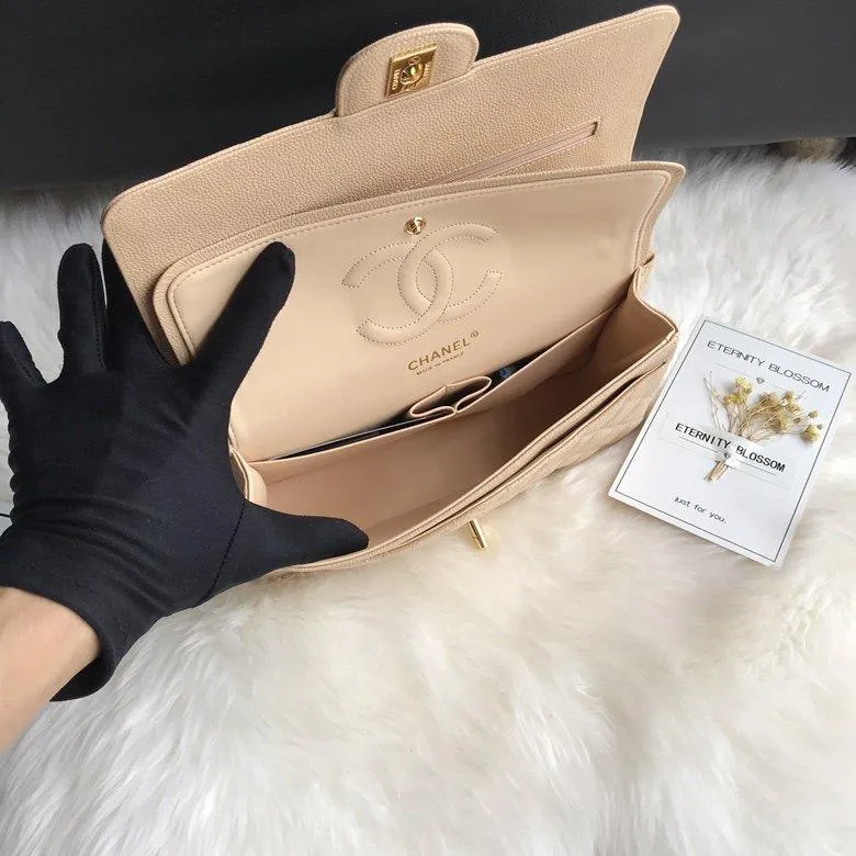 CC Flap Bag X Caviar Medium