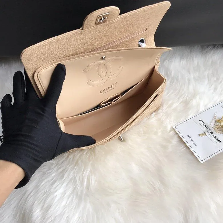CC Flap Bag X Caviar Medium