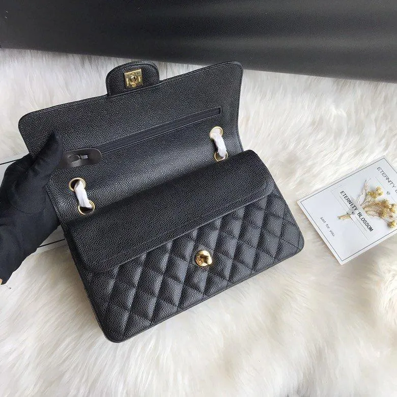 CC Flap Bag X Caviar Medium