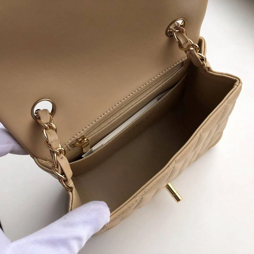 CC Flap Bag X Lambskin Mini