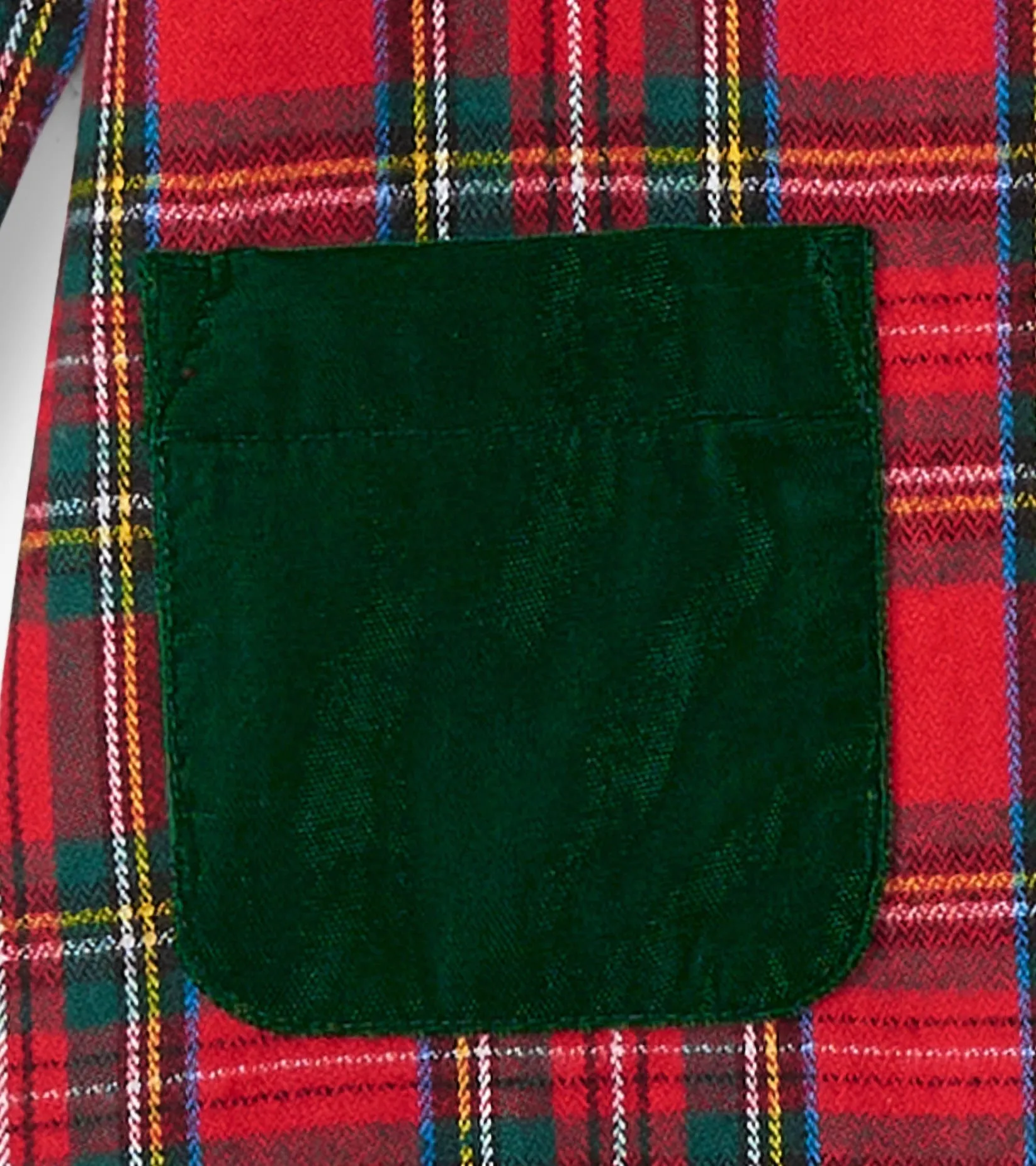 Girls Red Plaid A-Line Dress