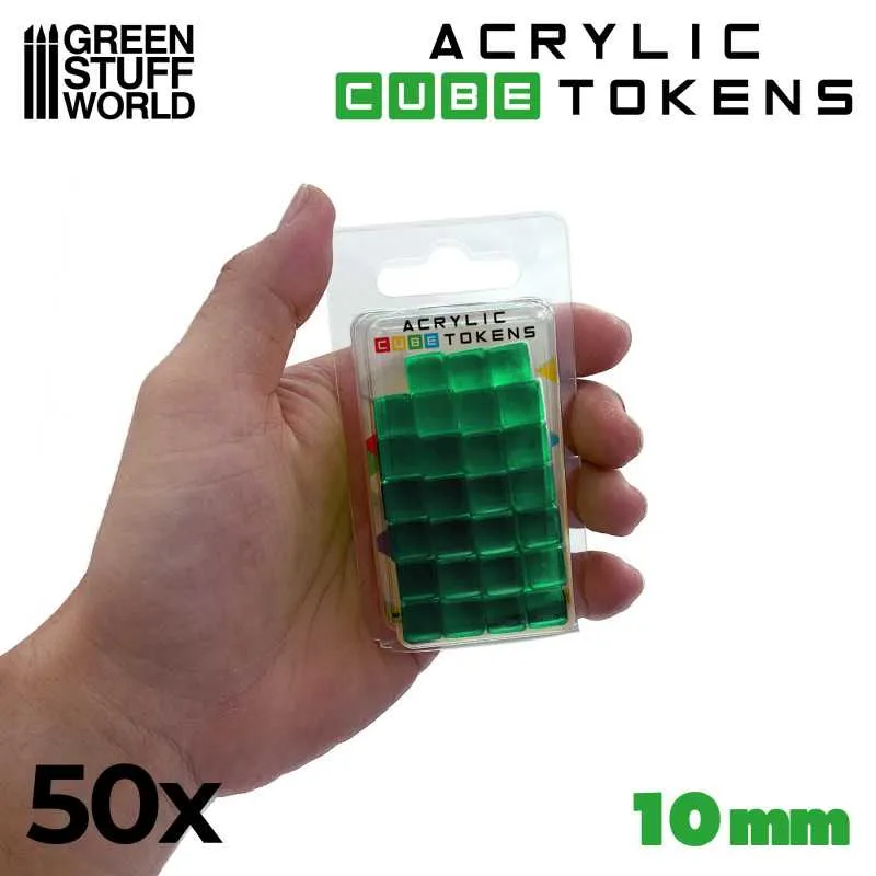 Green Cube Tokens - GSW