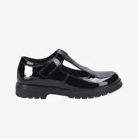Hush Puppies GRACIE Girls Shoes Patent Black