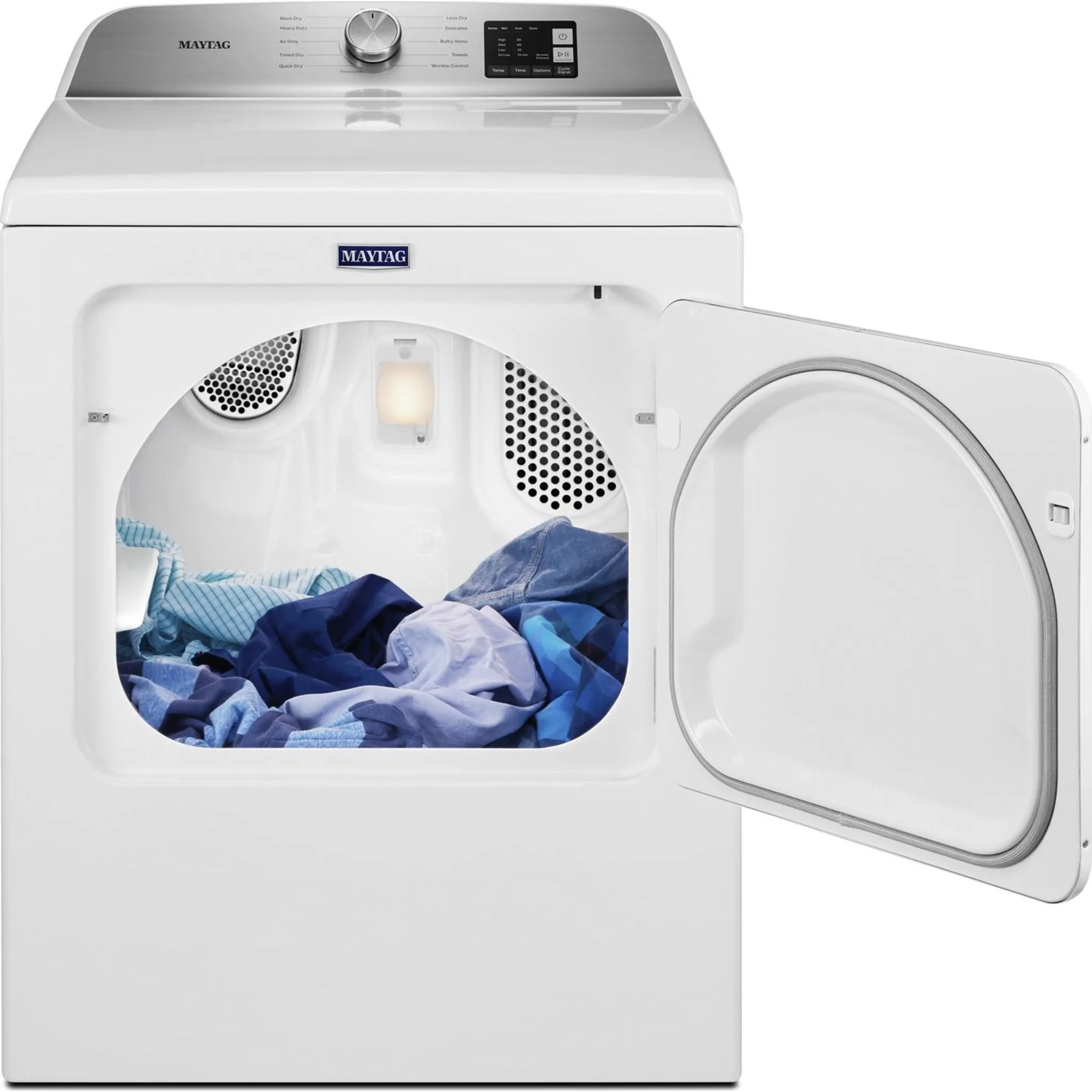 Maytag Top Load Electric Dryer with Advanced Moisture Sensing - 7.0 cu. ft. (YMED6200KW)