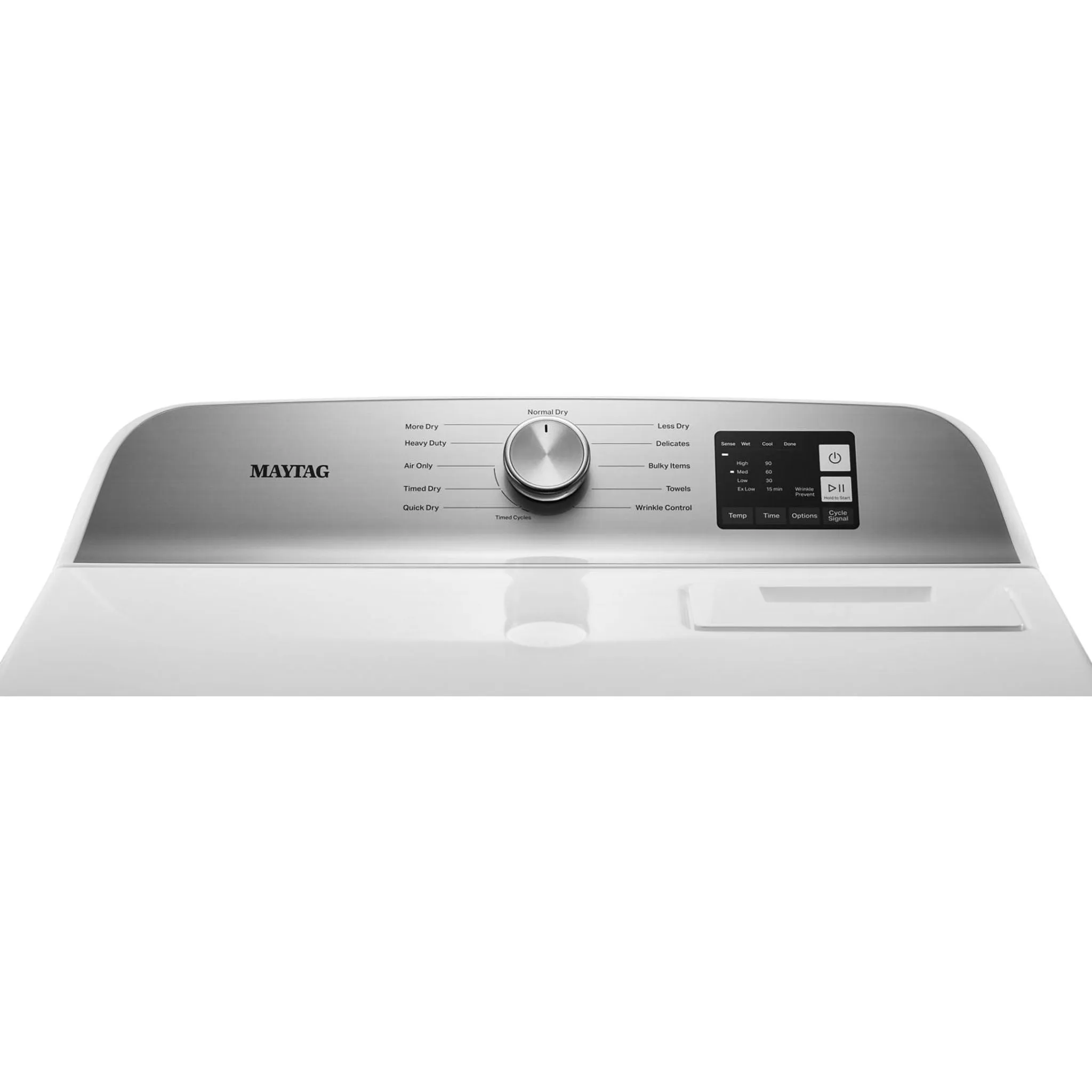 Maytag Top Load Electric Dryer with Advanced Moisture Sensing - 7.0 cu. ft. (YMED6200KW)
