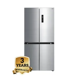 Midea 474L Cross Door Fridge Freezer Stainless Steel | 3 Years Warranty | MDRF632FGF46APD