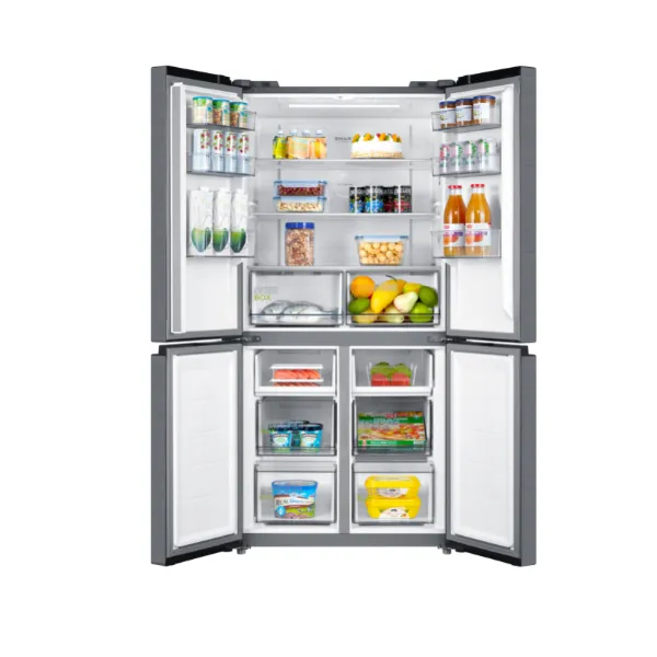 Midea 474L Cross Door Fridge Freezer Stainless Steel | 3 Years Warranty | MDRF632FGF46APD